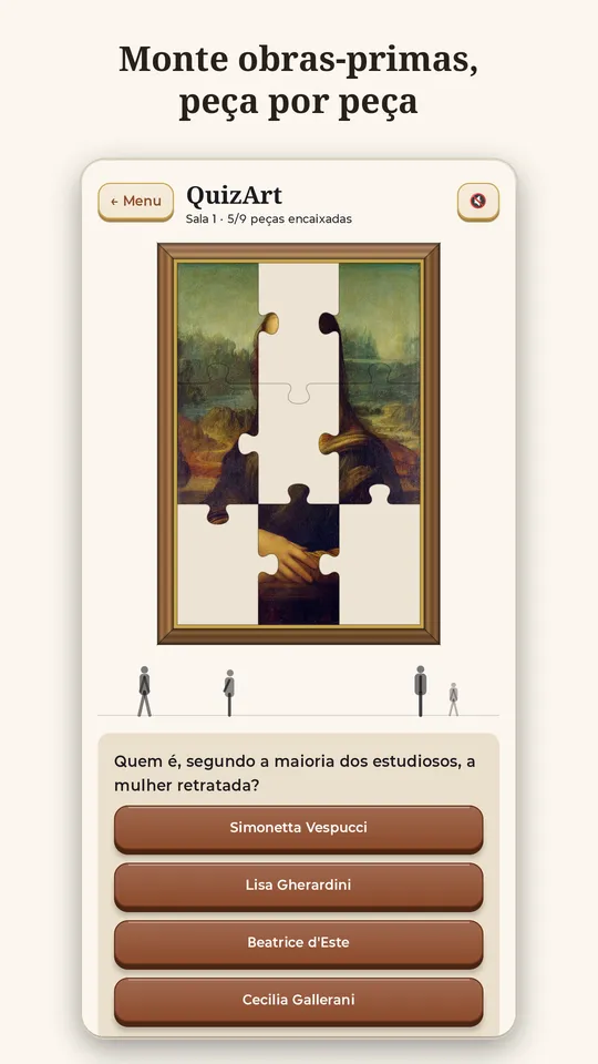 Quebra-cabeça sendo montado